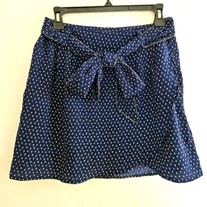 Charlise Dark Blue A-Line Skirt Delicate Floral Print Size 36 Euro